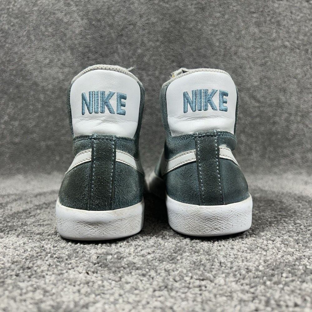Nike Zoom Blazer Mid SB 864349-404 Men’s Size 6 Cerulean Blue Suede Skate Shoes - Picture 7 of 12